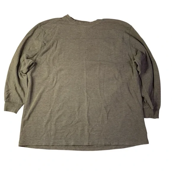 Britches Men’s 2XL Waffle Knit Thermal Long Sleeve Shirt - Olive Green - Picture 1 of 6
